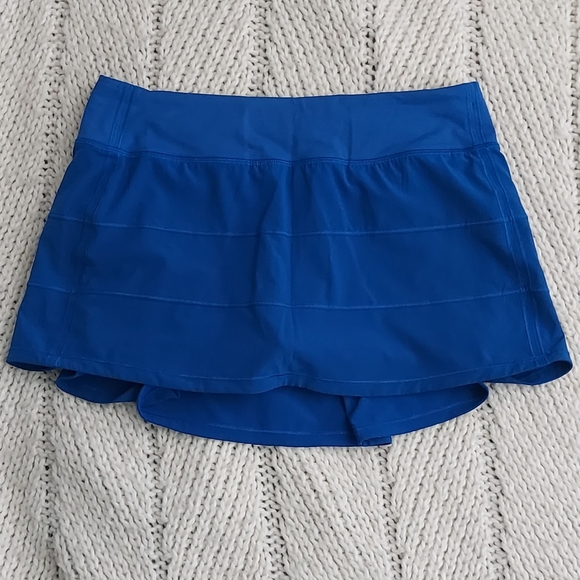 LULULEMON Pace Rival Skirt Regular - Jet Stream Blue - Picture 2 of 11